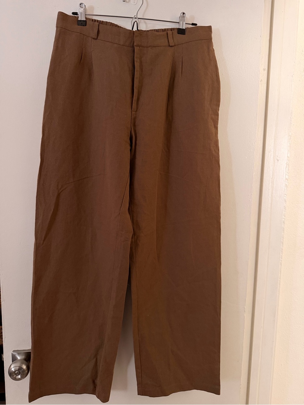 Able Women’s linen Claire pants in Driftwod size 10